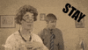 Fah Stay Here GIF by FoilArmsandHog