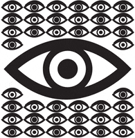 black and white eyes GIF by Yvonne Cheng
