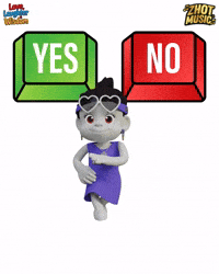 Choose No Yes GIF by Zhotcita