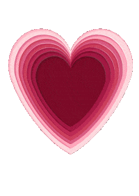 In Love Hearts Sticker