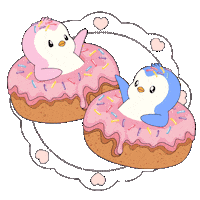 Eat Your Heart Out Love Sticker by Pudgy Penguins