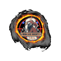 Ias Sticker by Armadillo Axe Throwing