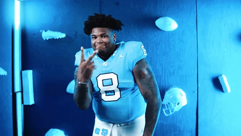 North Carolina Football GIF by UNC Tar Heels