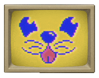 Cat Wink Sticker by Ben Tuber