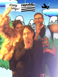 framebeta GIF by Republic Records Holiday Party GIFs