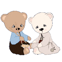 Teddy Bears Love Sticker