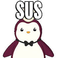 Suspicious Penguin Sticker by Pudgy Penguins