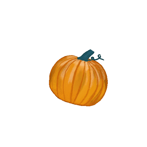 doodlingkristin halloween fall autumn pumpkin Sticker