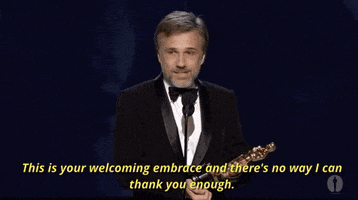 christoph waltz oscars GIF by The Academy Awards