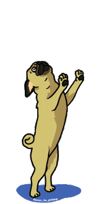 Spirited Away Dog Sticker by Livia Farkas @ urban:eve