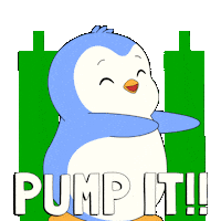 Pump It Money Sticker by Pudgy Penguins