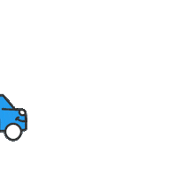Blue Car Anniversary Sticker by Wheelzy