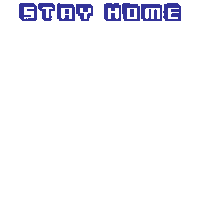 Stay Home Santo Domingo Sticker