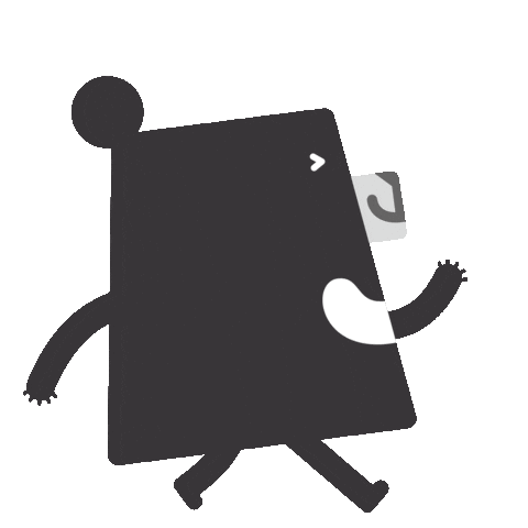 走路 On The Way Sticker by 黑啤 BEERU