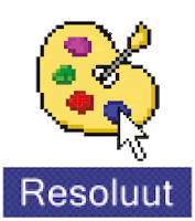 Resoluut design resoluut resoda mrresodashake Sticker