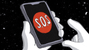 Sos Help GIF by CC0 Studios