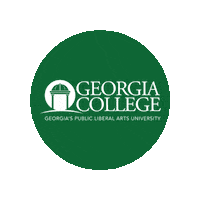 University Sticker by Georgia College