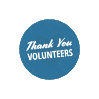 Volunteers Thank You Sticker by Rivermark Community Credit Union
