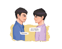 pikiping lgbt bl jc hello stranger Sticker
