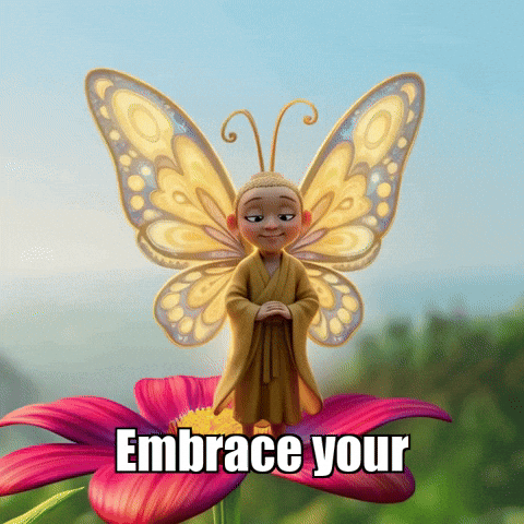 Wisdom Self-Love GIF by BuddhaFlyJourney