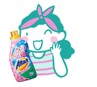 Laundry Goodbye Sticker by Solusi Ibu Attack