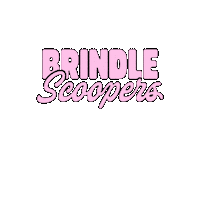 brindlescoopers brindle brindle scoopers scoopers pet waste removal Sticker