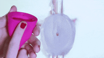 menstrual cup GIF