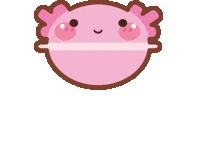 Axolotl Sticker by MostCutest.EU