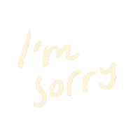 Sorry Text Sticker by Dinda Puspitasari