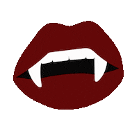 Halloween Lips Sticker by Foxblood