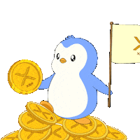 Crypto Penguin Sticker by Pudgy Penguins