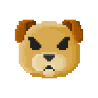 R74n dog angry puppy mad Sticker