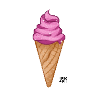 Icecream Melt Sticker