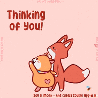 Watching Thinking Of You GIF by SoyandMochi
