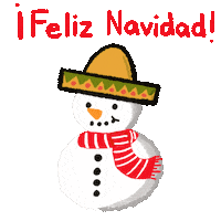 Christmas Mexico Sticker