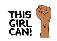 you can feminism Sticker by Queendom