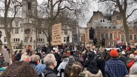 'Our Streets': Crowd Gathers in London to Protest Sarah Everard Death