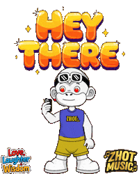 Wave Hello Sticker by Zhot