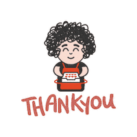 Thanks Thank You Sticker by Auntie Sam SG