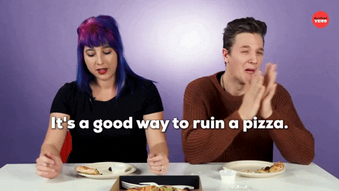 Pizza Ruining GIF by BuzzFeed