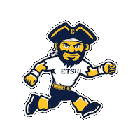 etsu_bucs tennessee buccaneers bucs bucky Sticker