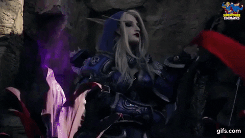 DarkLadyCosplay giphyupload warcraft horde worldofwarcraft GIF