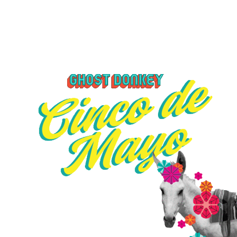cinco de mayo tequila Sticker by Ghost Donkey