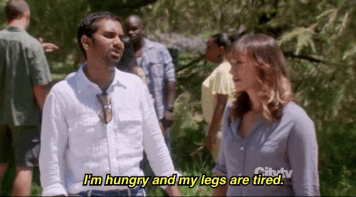 exercising parks and recreation GIF