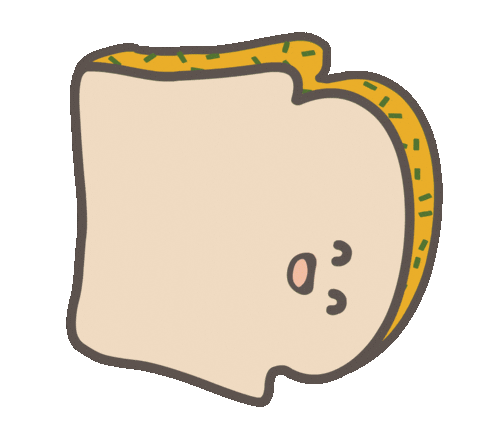 Happy Garlic Bread Sticker by Tasty Toastys