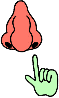 Accessories Pick Your Nose Sticker by Originals