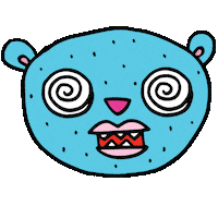 Crazy Eyes Japan Sticker