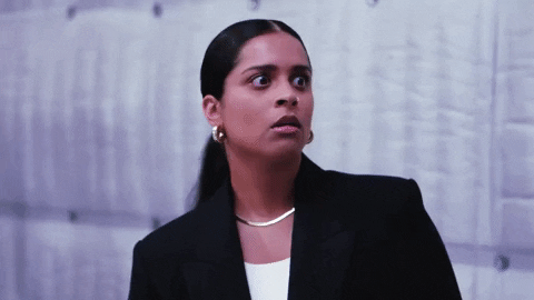 A Little Late With Lilly Singh Shock GIF by Lilly Singh