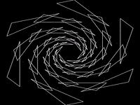 black and white spinning GIF by Bryan Unger