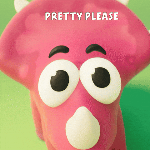 Whimper Begging GIF by Claynosaurz